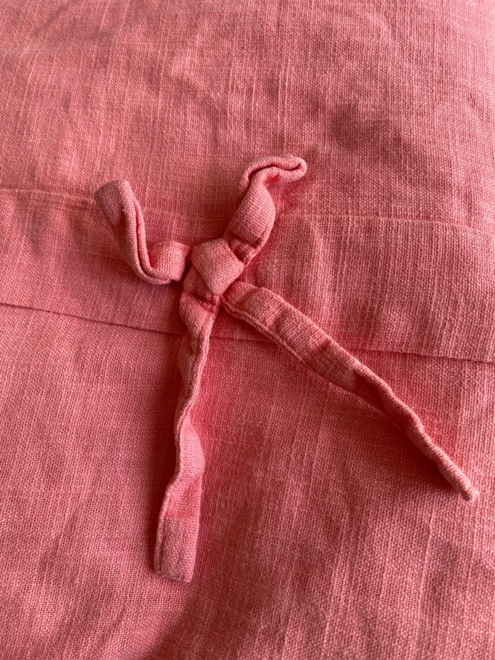 Restoration Hardware baby & child Coral Duvet Cover twin 100% cotton